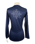 Espoir 'Lumiere' Shirt in Navy - Women's Small