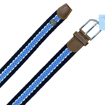 Hunt Club 'The Derby Belt' in Blue Stripe
