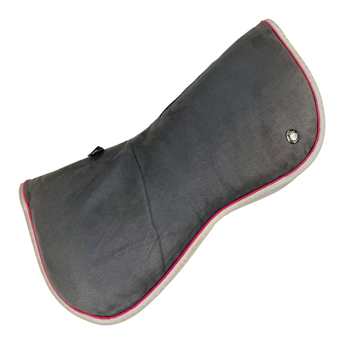 Ogilvy Jump Memory Foam Half Pad in Grey/Pink/White