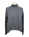 Two Bits Equestrian 'The Bamboo Turtleneck' in Charcoal