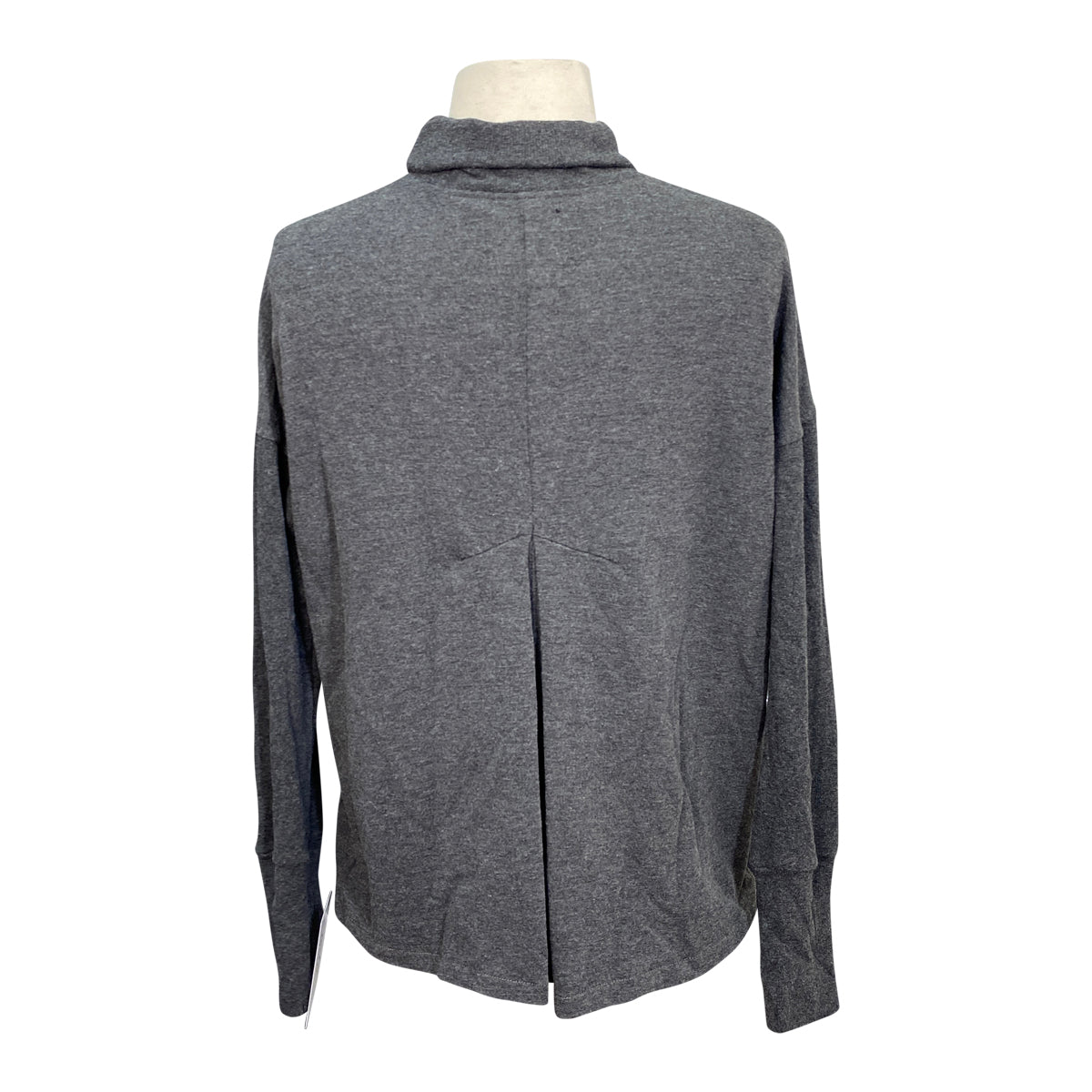 Two Bits Equestrian 'The Bamboo Turtleneck' in Charcoal
