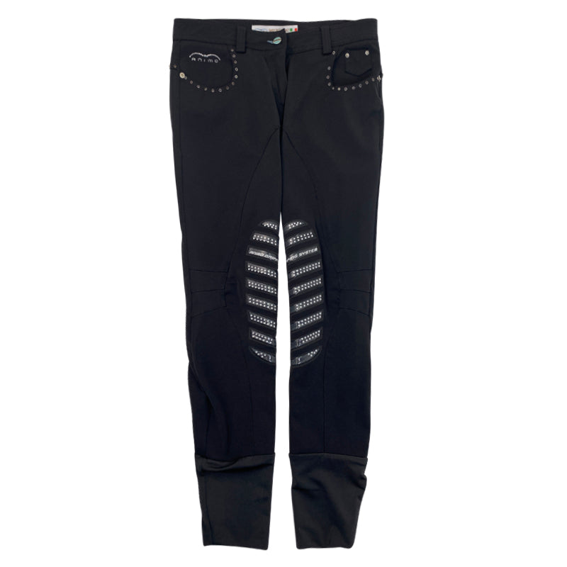 Animo Knee Grip Breeches in Black
