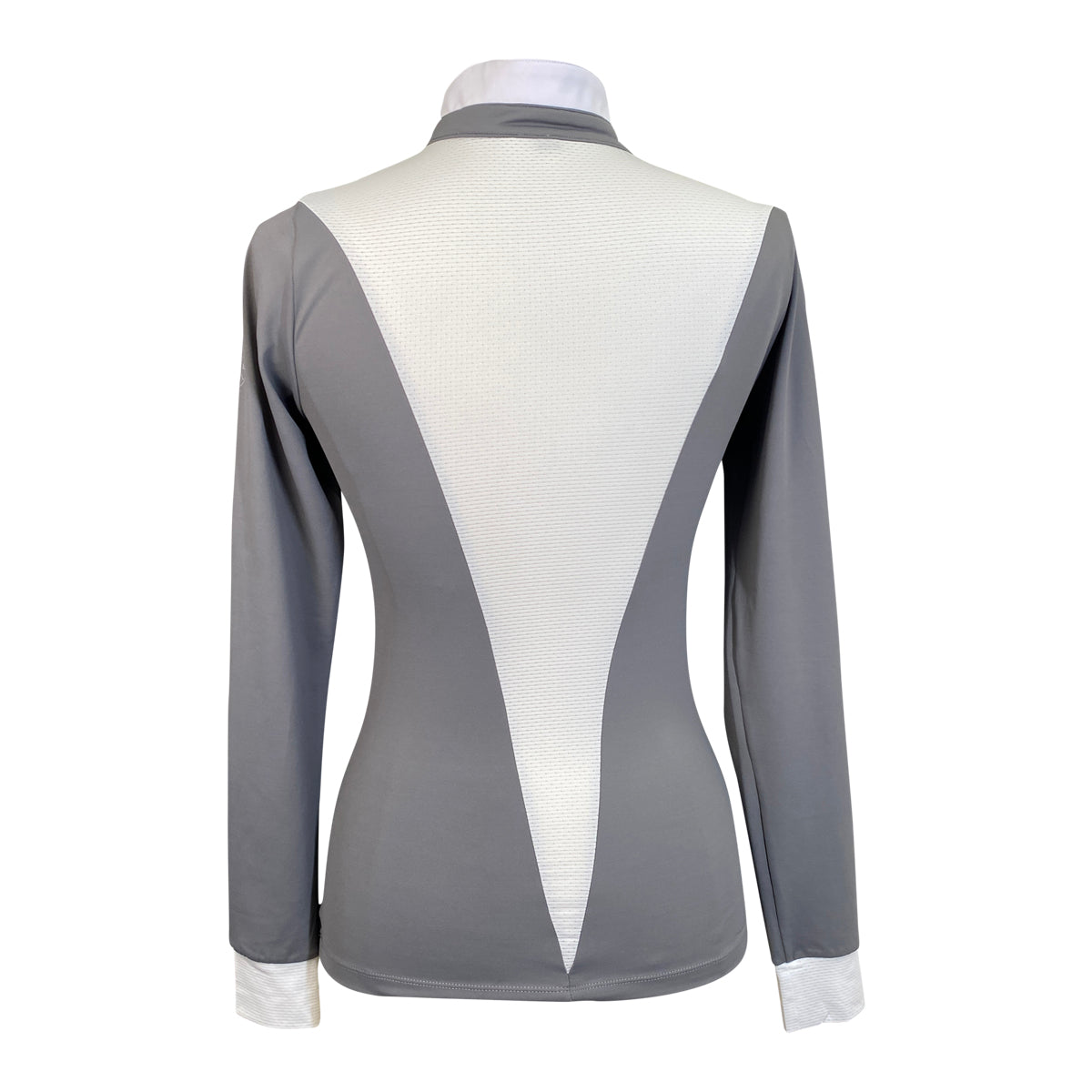 Free Ride Equestrian 'Devon' Long Sleeve Competition Top in Grey