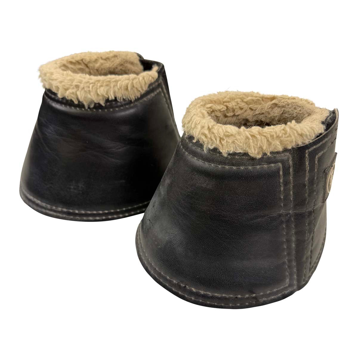 EquiFit Essentials Sheepswool Lined Bell Boots in Black