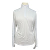 Kerrits 'Encore' Long Sleeve Show Shirt in White/Bit of Luck
