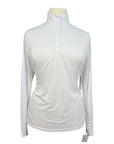 Kerrits 'Encore' Long Sleeve Show Shirt in White/Bit of Luck
