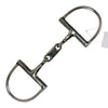 Centaur French Link Hunter Dee Ring Snaffle Bit in Stainless Steel
