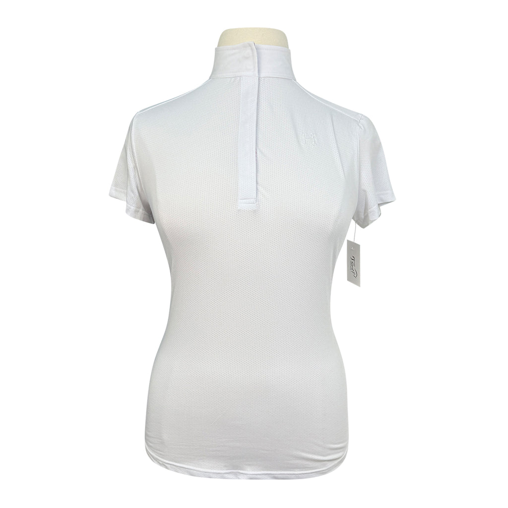 Hadley Perforated Show Shirt in White
