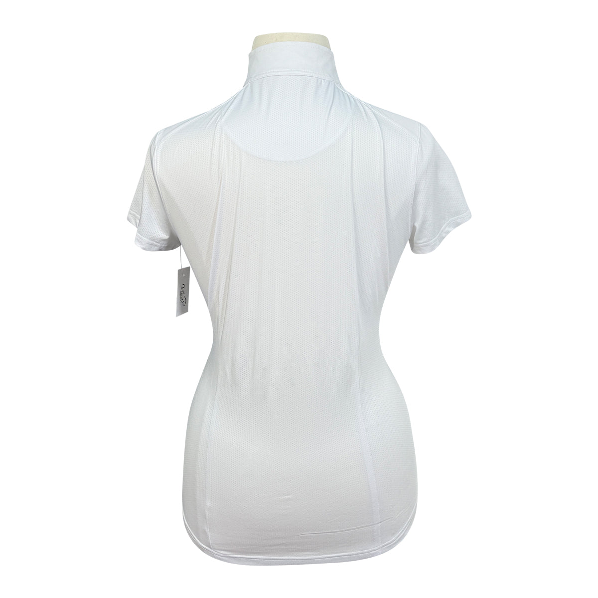 Hadley Perforated Show Shirt in White