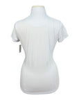 Hadley Perforated Show Shirt in White