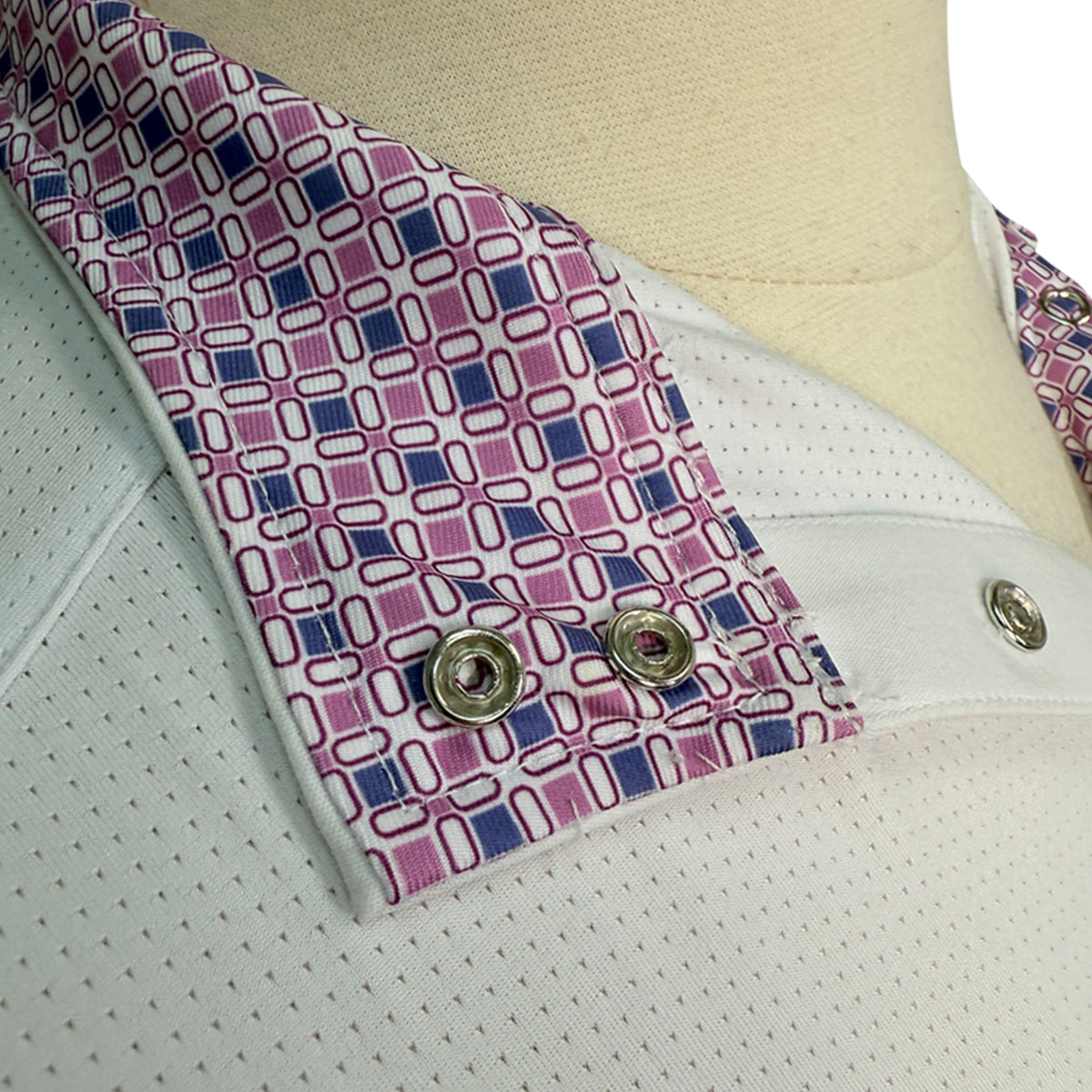 Hadley Perforated Show Shirt in White