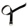 Plain Leather Belt in Black