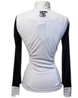 Le Fash 'Paulo Alto' Long Sleeve Show Shirt in White/Black