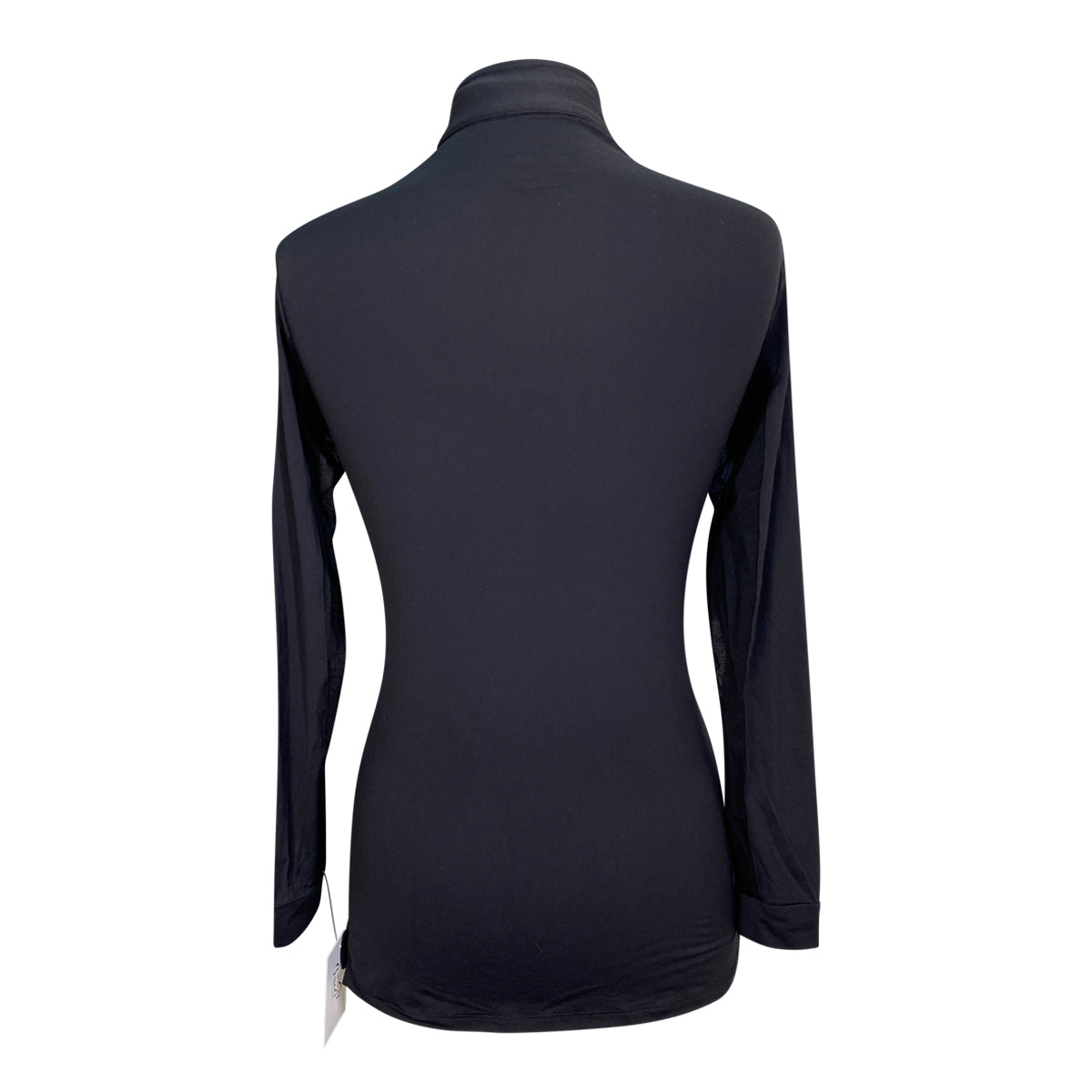 Tailored Sportsman 'Ice Fil' Shirt in Black/Copper Zipper - Women's Small