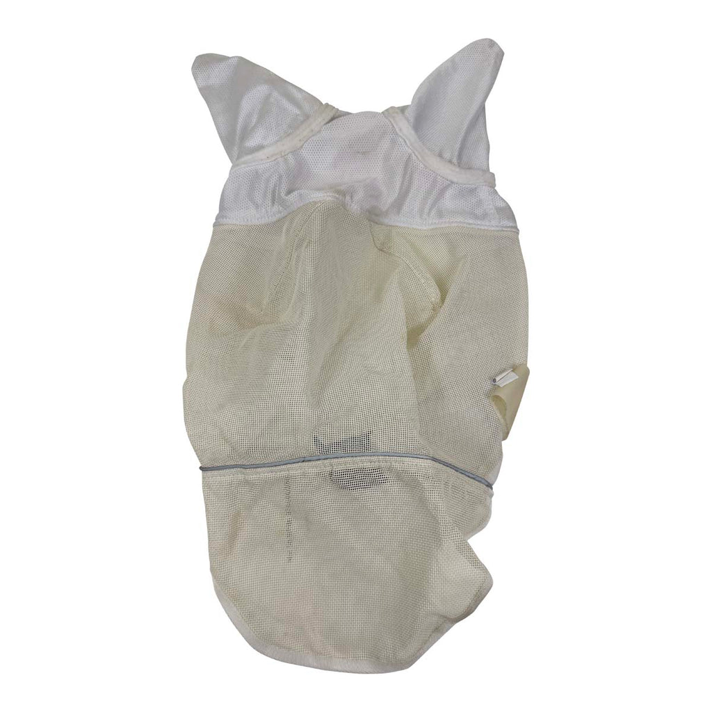 Derby Originals Fly Mask w/ Ears and Nose Covering in White