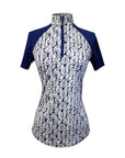 SanSoleil Sun Shirt in Navy Spiral