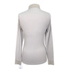 Equline 'Tempo Libero' Long Sleeve Training Polo in Grey - Women's Small