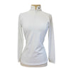 Maya Delorez Air Mesh Halfzip in White