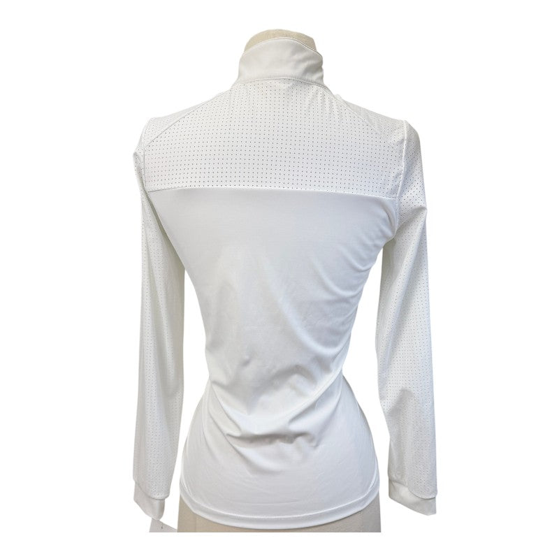 Maya Delorez Air Mesh Halfzip in White