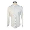 Horse Pilot Men's 'Aerolight' Long Sleeve Show Shirt in White