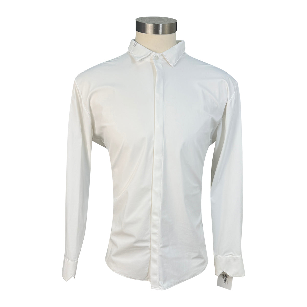 Horse Pilot Men's 'Aerolight' Long Sleeve Show Shirt in White