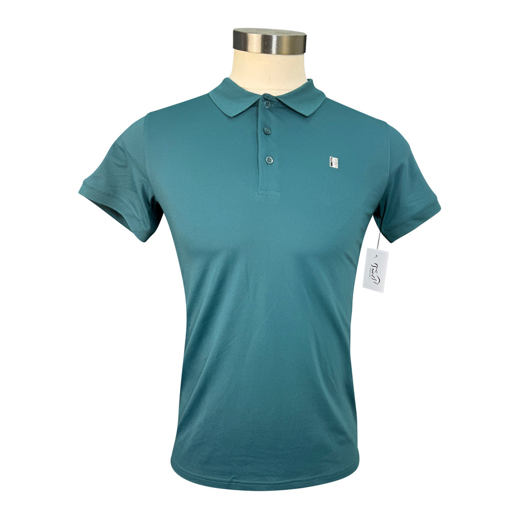 Kingsland Pique Classic Polo in Deep Teal