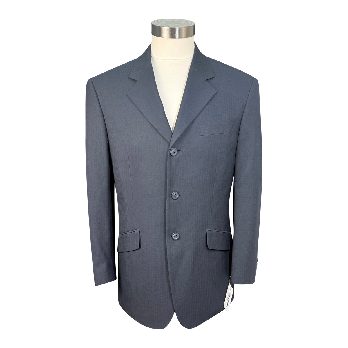 RJ Classics 'National' Men's Show Coat in Navy Pinstripe