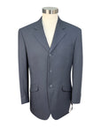 RJ Classics 'National' Men's Show Coat in Navy Pinstripe