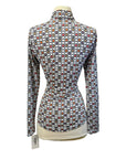Kerrits Ice Fil Long Sleeve Shirt in Colored Tiles
