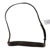 Raised Fancy Stitched Noseband in Brown