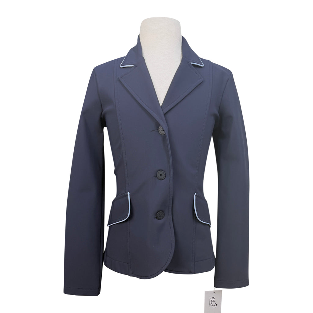 For Horses 'Cecilia Custom' Show Jacket in Navy/Light Blue 