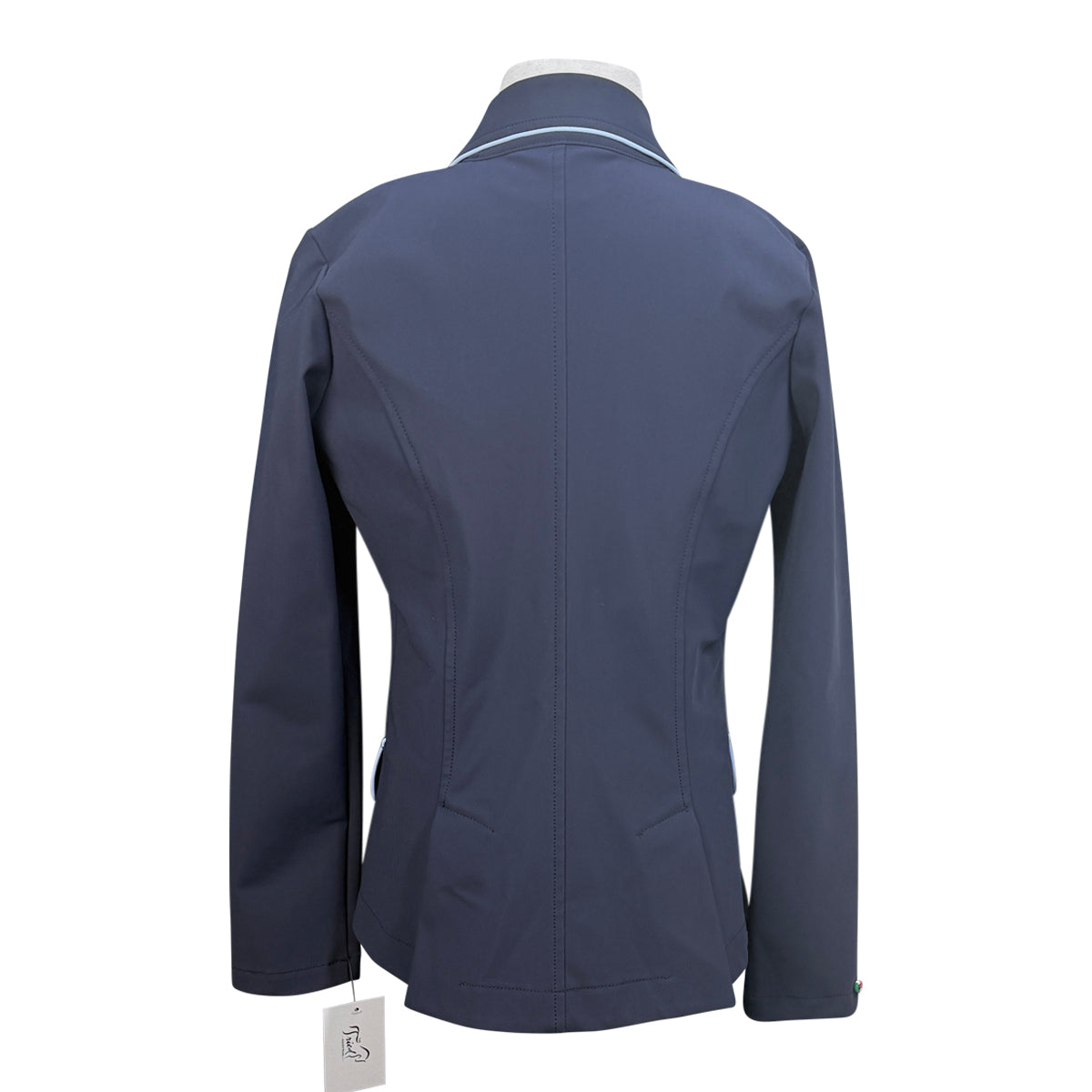 For Horses 'Cecilia Custom' Show Jacket in Navy/Light Blue 