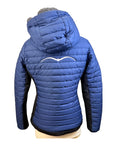 Animo Sherpa Lined Puffer Jacket in Navy
