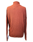 Hannah Child's 'Sassy' Boyfriend 1/4 Zip Sweater in Russet