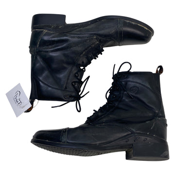Ariat 'Heritage IV' Lace-Up Paddock Boots in Black