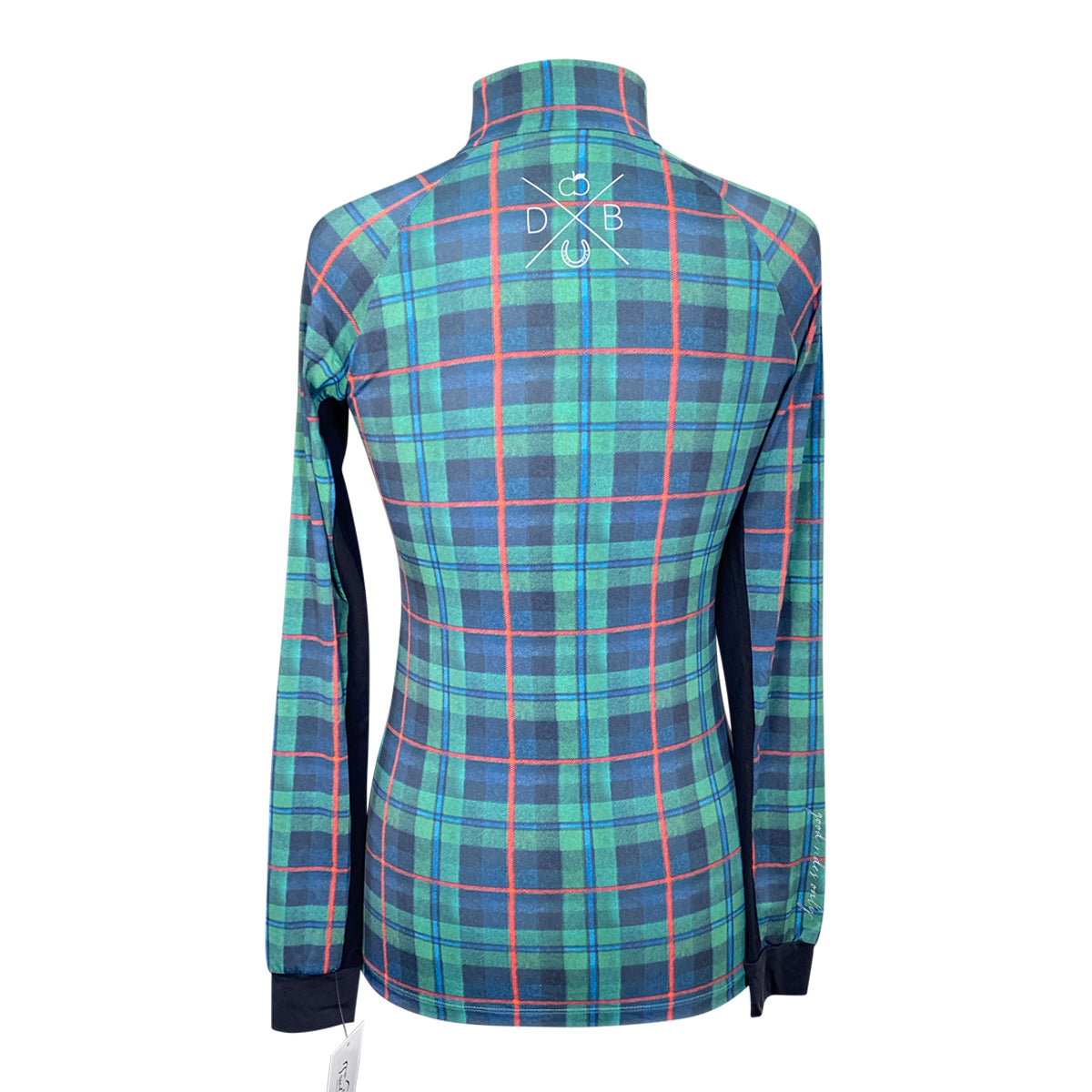 Dapple Bay 'Toile' Top in Green Plaid - Women's XS