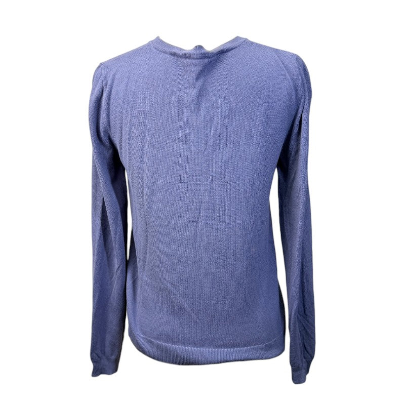 TKEQ 'Essential' Crewneck Sweater in Periwinkle