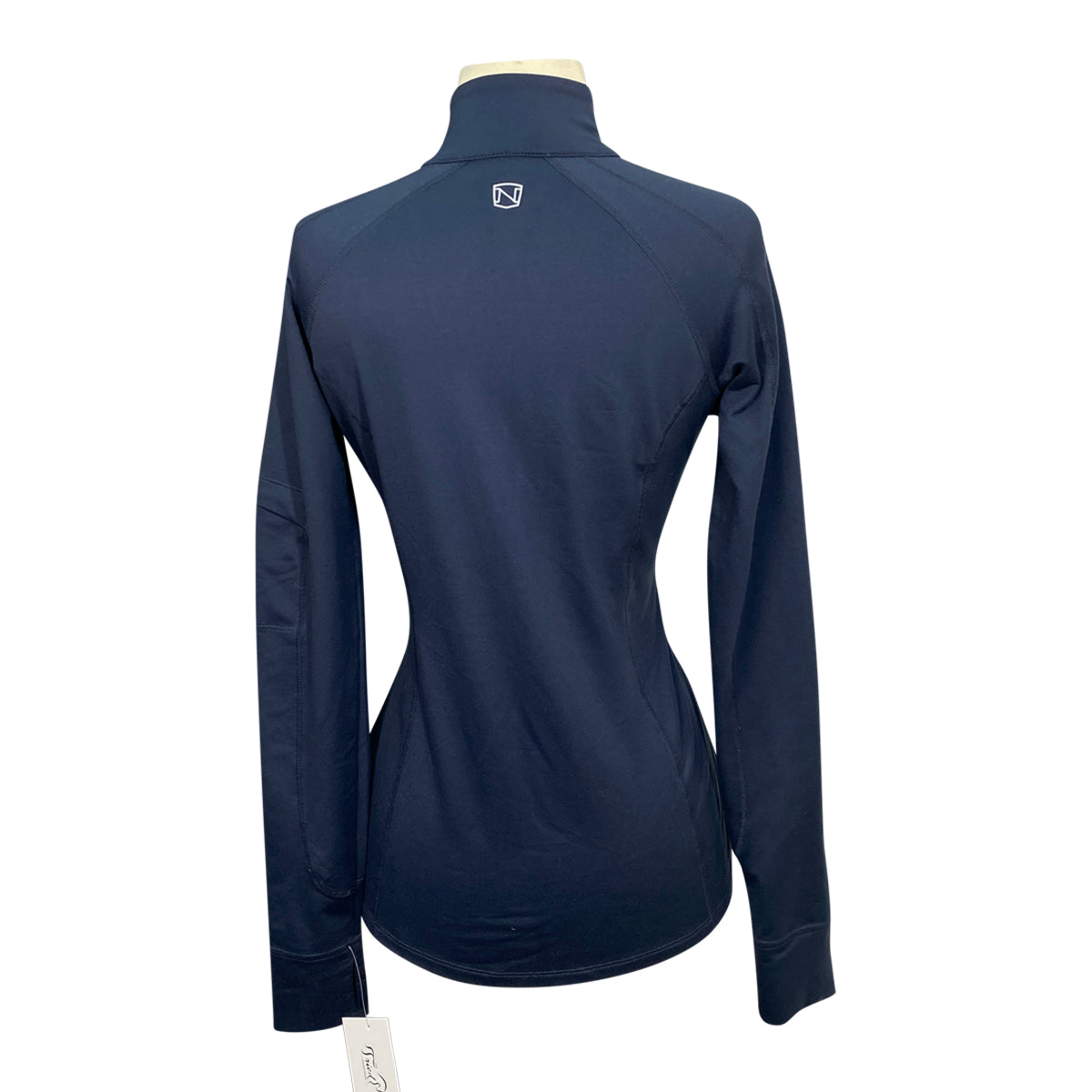 Noble Equestrian 'Athena' Quarter-Zip Top in Navy 