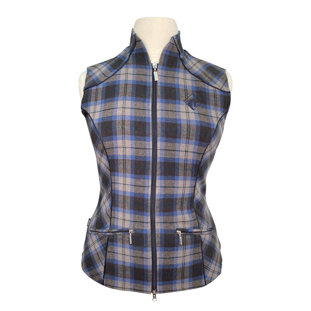 Front of Arista Limited Edition Vest in Bluestone/Teak - Women's XS