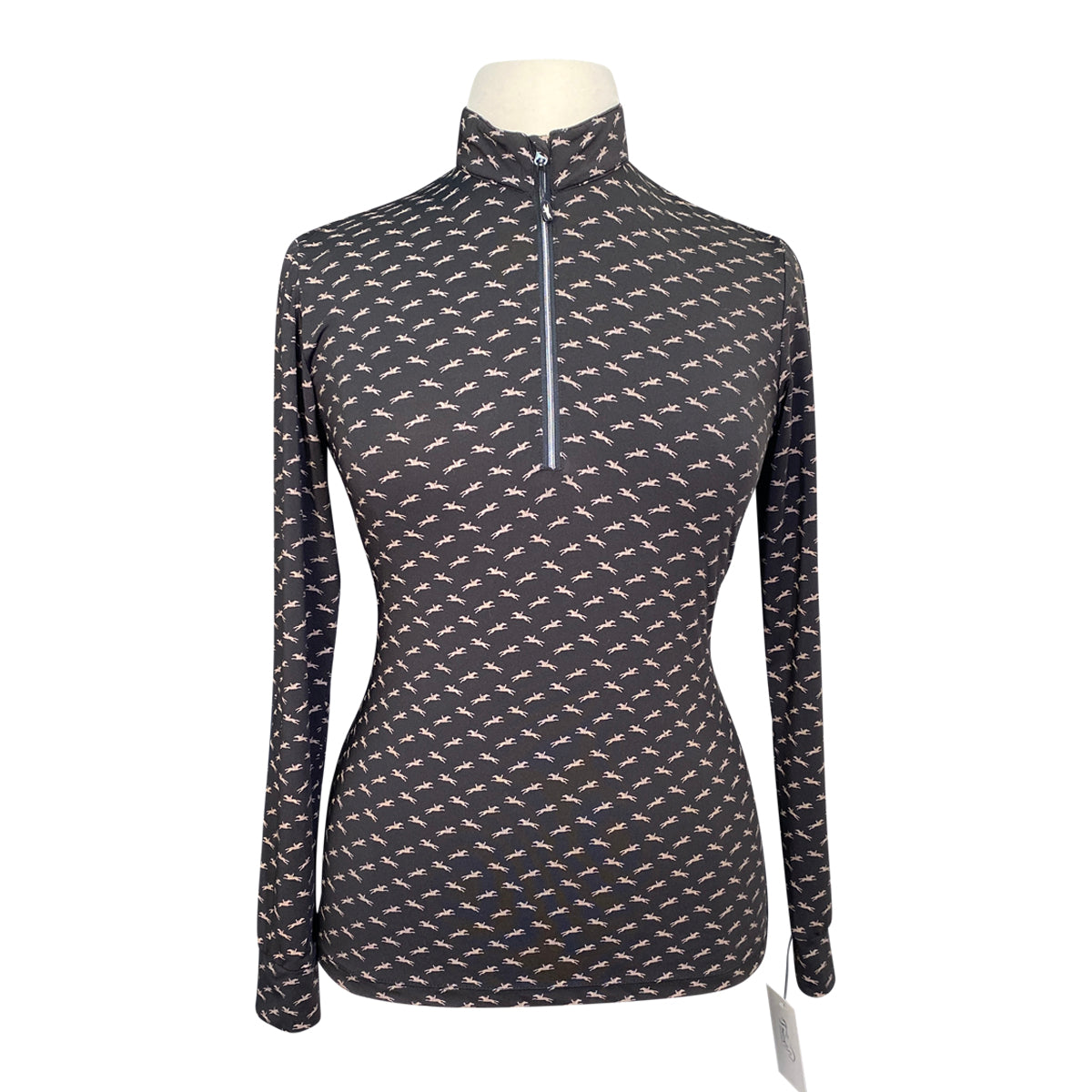 Schockemohle 'Luciana' Shirt in Black/Brown