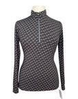Schockemohle 'Luciana' Shirt in Black/Brown