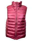 TKEQ Down Vest in Ruby