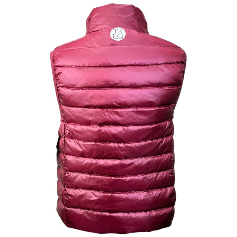 TKEQ Down Vest in Ruby