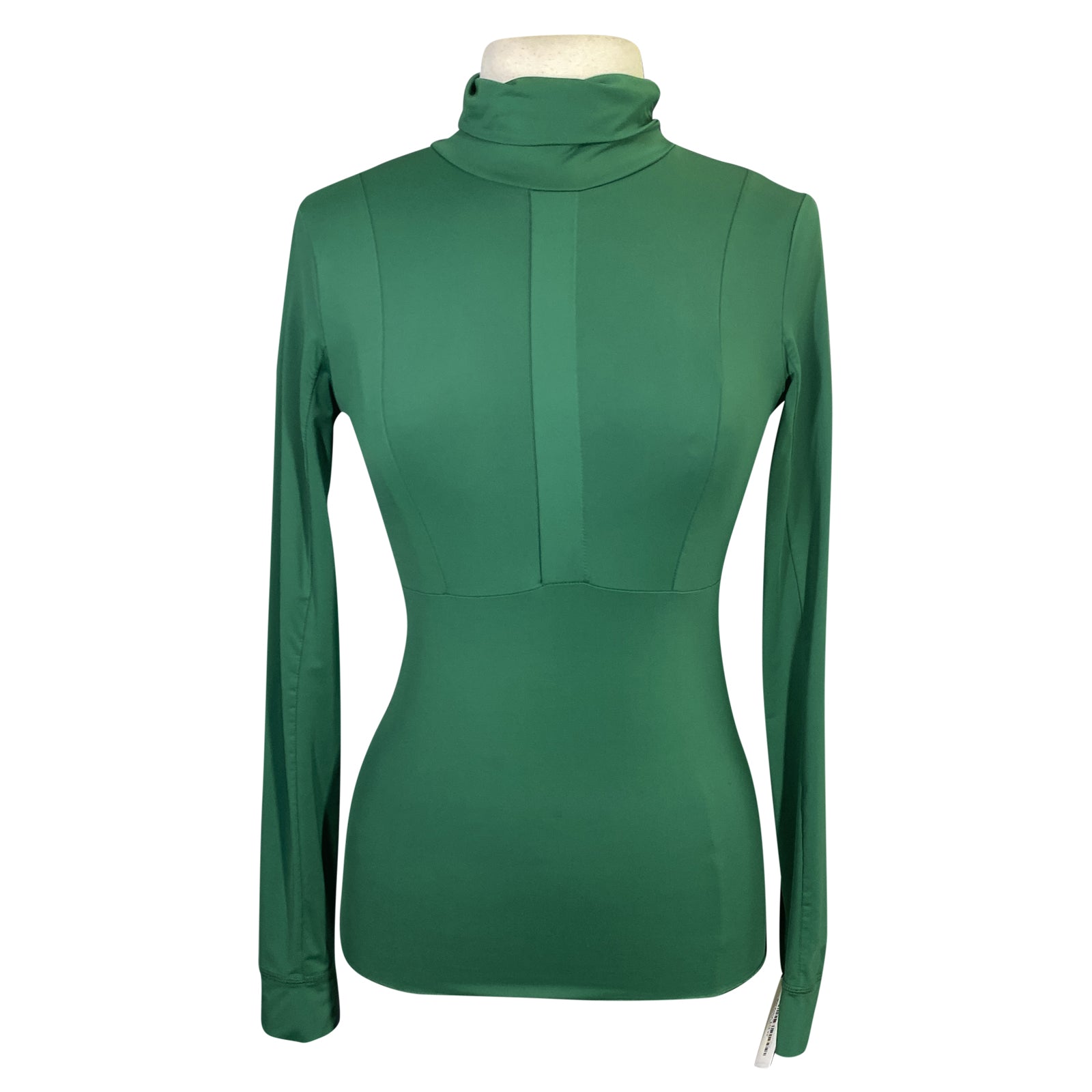 Front of Solid Citizen 'Haley The Turtleneck Sunshirt' in Green - Women's Small