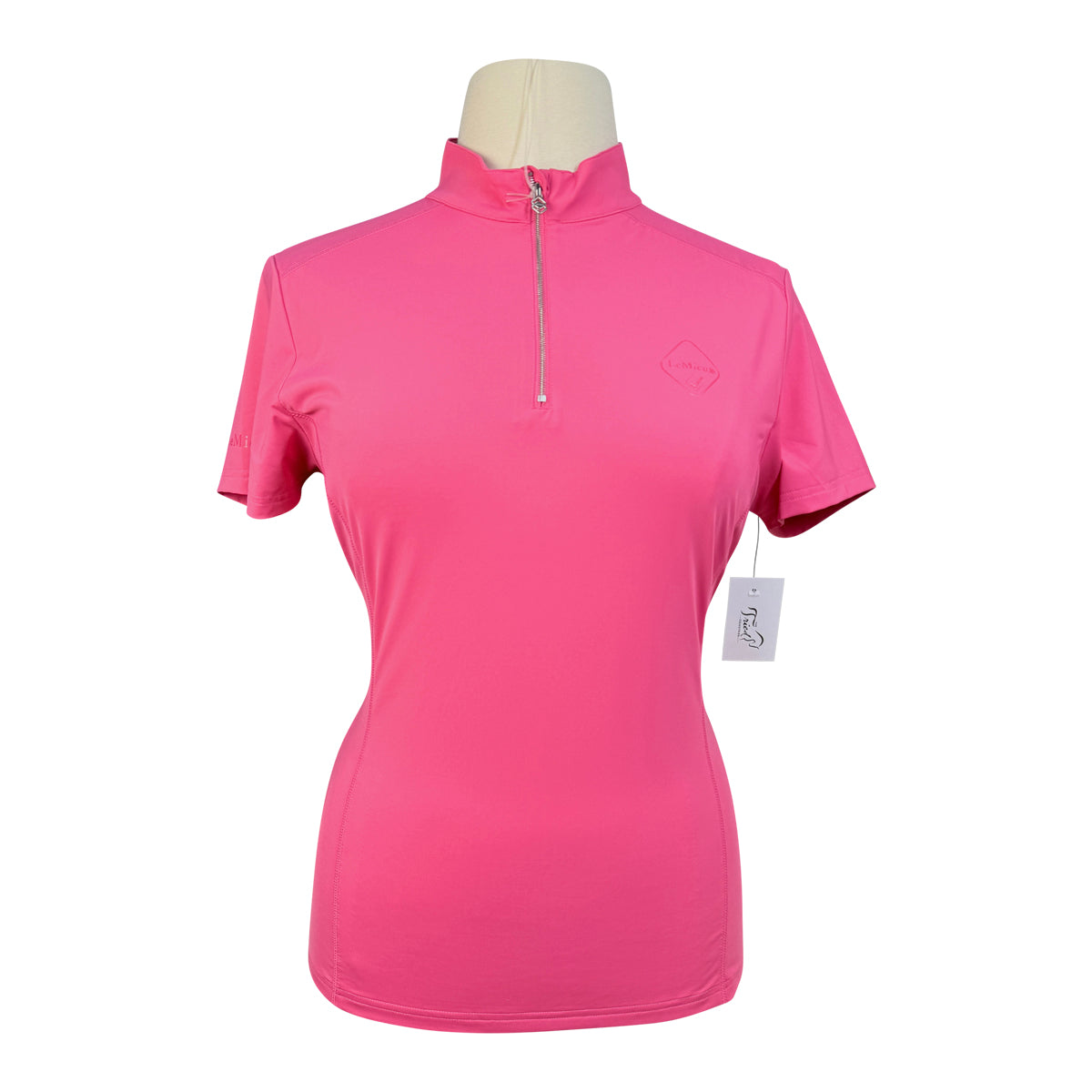 LeMieux 1/4 Zip Short Sleeve Base Layer in Watermelon