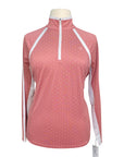Ariat 3.0 Sunstopper Team Long Sleeve Shirt in Pink/Polka Dot