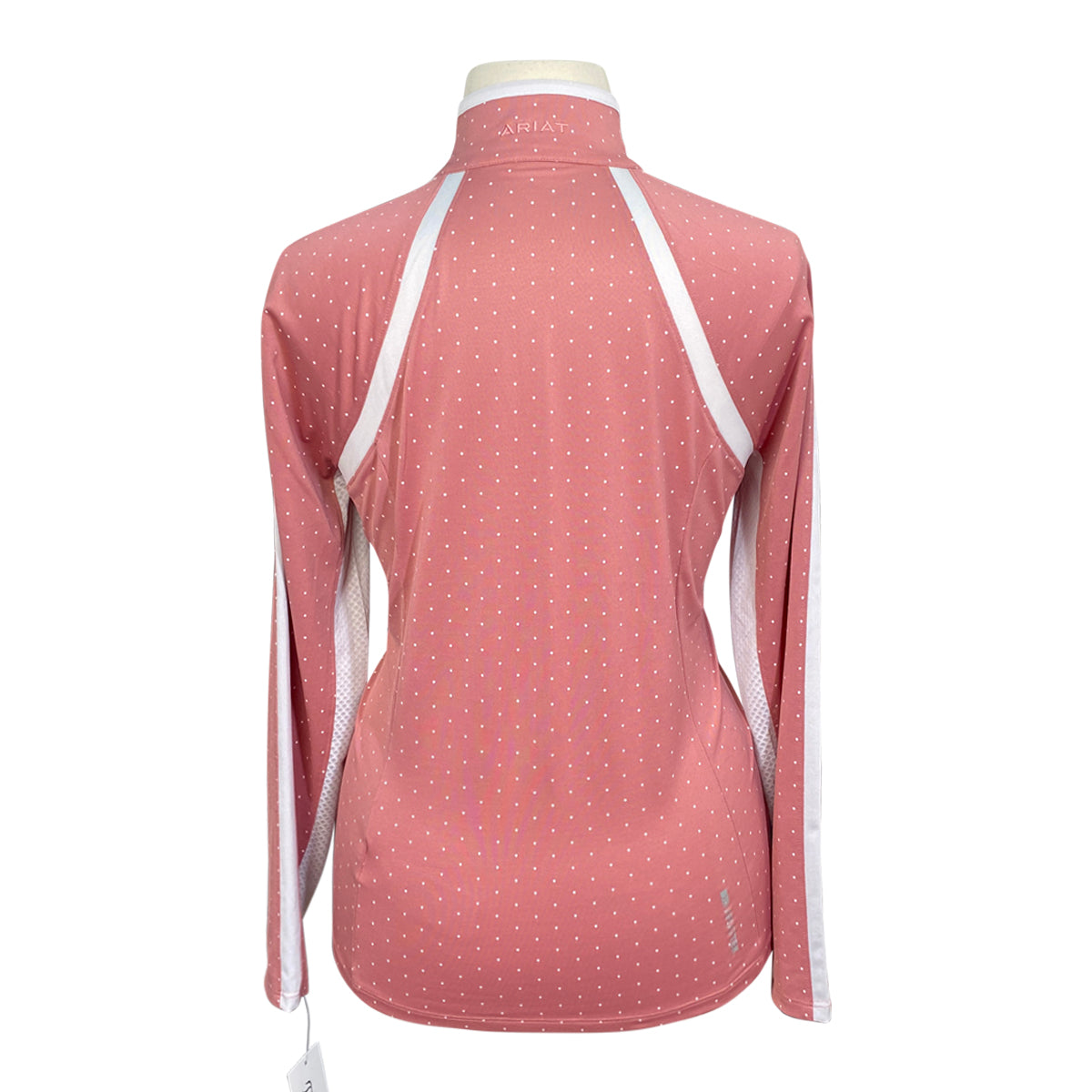 Ariat 3.0 Sunstopper Team Long Sleeve Shirt in Pink/Polka Dot