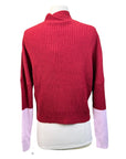 Hannah Child's 'Jackie' Color Block Sweater in Currant