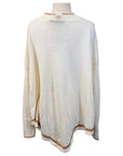Hannah Childs 'Kristina' Poncho  in Snow Capped/Sand