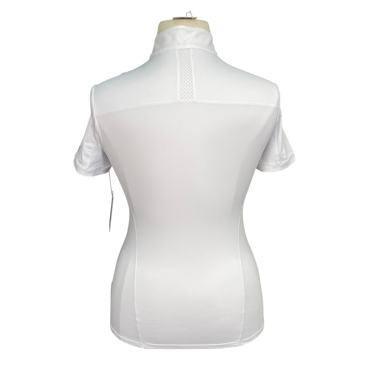 R.J. Classics 'Brynn' Short Sleeve Show Shirt in White/Blue Horseshoes
